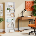 Raamaturiiul, 24 x 60 x 178.5 cm, Valge