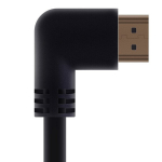 Awaduo hdmi 2.0 pikenduskaabel kahe isase otsaga, vasak ja parem nurk, toetab 4k resolutsiooni (1080p, 3d, 4k, kiire etherneti ja arc-ga), 15 cm