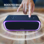 Doss bluetooth k&otilde;lar, soundbox pro music box bluetooth, 20 w, mitmev&auml;rvilised tuled, ipx5 veekindel, 20h aku, juhtmevaba stereo sidumine, bluetooth box mobiiltelefonile, v&auml;litingimustes, rannas - hall