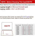 Smatree k&otilde;va eva kaitse&uuml;mbris, &uuml;hildub 16-tollise hp omnibook x flip next gen ai 16/omnibook 7 flip 2-in-1 s&uuml;learvutiga next gen ai pc, hp zbook studio g9, zbook studio 16 g11/g10/g9 jaoks (x8279)