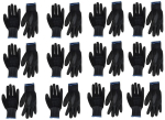 Ogrifox unisex bb kaitsekindad, must, 24 paari, suurus l (9)