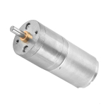 Reduktoriga mootor 25 mm Dc 12 V 25ga-370 madala kiirusega metallist k&otilde;rge mini reduktoriga mootor elektrooniliseks isetegemiseks 5-1000 Rpm (12 V 60 Rpm)