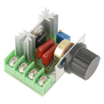 Ac mootori kiiruse regulaator 50-220 v 2000 w 25a pinge regulaator reguleeritav led dimmer