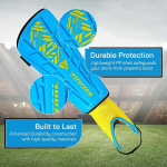 Vizari Malaga s&auml;&auml;rekaitsmed, taevasinine/kollane, keskmine suurus