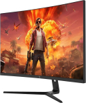 Monitor Gamepower Vivid F20 kaardus m&auml;ngumonitor 27 tolli 120hz 1ms, arvutiekraan Full Hd 1080p Va 1800r kaardus Hdr-ekraan, raamita arvutiekraan, Freesync ja G-sync, k&otilde;lariga