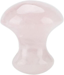 Oumefar Gua Sha seenekujulised massaažikivid Gua Sha kivi Gua Sha t&ouml;&ouml;riistad kristalliseen naturaalne roosa kvartskristalli massaažikivid n&auml;o- ja silmamassaaži t&ouml;&ouml;riist