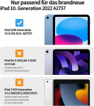 Rostsant &uuml;mbris ipad 10. p&otilde;lvkonna pu nahast rahakoti &uuml;mbris magnetilise alusega, tahvelarvuti kaitse&uuml;mbris ipad 10.9 tolli 2022 gen 10 a2757/ipad 11 (a16) 2025, punane