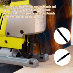 2 T225 tikksaelehe komplekt, pikad T-varrega tikksaelehed 250 mm, k&otilde;rge s&uuml;sinikusisaldusega terasest tikksae tarvikud, sobivad puidu, plastiku, papi, vineeri, alumiiniumi jne l&otilde;ikamiseks