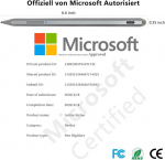 Kokabi puutepliiats surface'ile, magnetiline surface pliiats, 4096 surveastmega kallutus- ja peopesatuvastusega surface pliiats surface pro 8/x/7/6/5/4/3, surface 3/go/book/laptop/studio jaoks