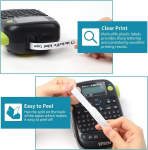 3 x markurlife &uuml;hilduv epson ss12kw etiketilint asendus lk-4wbn lc-4wbn4 as12kw 12 mm etiketilindile labelworks lw-k400 lw-400 lw-300 lw-600 lw-1000p kingjim teprapro jaoks, must valgel