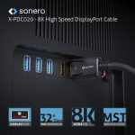 Displayport 1.4 kaabel 1.8m, 8k 60hz, must
