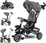 Lorelli Freccia kolmerattaline jalgratas alates 1. eluaastast l&uuml;kkesangaga, turvav&ouml;&ouml;, 360&deg; p&ouml;&ouml;ratav, kolmerattaline jalgratas, reguleeritav vanema k&auml;epide, vabak&auml;igu funktsioon, joogihoidja, m&auml;nguasjakorv, hall