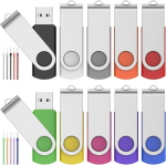 USB pulk Febniscte 10 usb-m&auml;lupulga pakki, 512 mb m&auml;lupulk, kokkupandav v&auml;lkm&auml;lu, v&auml;ike mahutavus, 512 mb m&auml;lupulk, kena lilla usb-v&auml;lkm&auml;lu koos v&auml;rvilise 10 randmepaelaga pendrive'iga