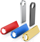 USB pulk Wooolken metallist Usb-m&auml;lupulk 128 Gb, 5 tk pakis, veekindel 2.0 mini Usb-m&auml;lupulk 128 Gb, mitmev&auml;rviline 5 tk pakis s&uuml;learvutile, arvutile, telerile, autole