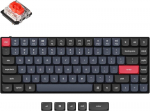 Keychron S1 &uuml;li&otilde;huke 75% Us Layout Qmk Custom juhtmega mehaaniline klaviatuur Hot-swappable 84 klahvi Rgb Led taustavalgustus Low Profile Gateron Red Switch