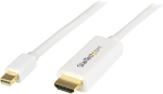 Startech 2 m Mini Displayport &ndash; Hdmi Ultra Hd 4k adapterikaabel &ndash; valge