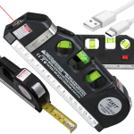 T&auml;ppislaser-vesilood 2,5 m m&otilde;&otilde;dulindiga, laser, 3 LED-režiimi, USB