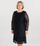 Hansmark naiste kleit Ojenna-L 70174*01, must
