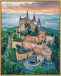 Schipper 609130882 maalimine numbrite j&auml;rgi - Hohenzollerni loss - piltide maalimine t&auml;iskasvanutele, sisaldab pintslit ja akr&uuml;&uuml;lv&auml;rve, 40 x 50 cm