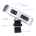 Digitaalsed pagasikaalud kohvrikaalud 50 kg elektroonilised kaalud kaasaskantav kott reisikott kohver pagas, sobib pagasi, k&ouml;&ouml;gitarvete, kalastamise kaalumiseks