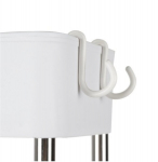 Mobiilne riiul FlexiRoll, valge