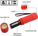 Nicewat 8 tk Mini Led taskulamp lastele, Cob Led v&auml;ike taskulamp lastele koos 24 Aaa patarei ja kaelapaelaga, laste matkataskulamp matkamiseks v&auml;litingimustes, h&auml;daolukorras, laste s&uuml;nnip&auml;evapeo kingitused