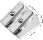 Stobok k&auml;eshoitavad pliiatsiteritajad, 100 tk, alumiiniumisulamist pliiatsiteritajad, topeltauguga disain, ideaalsed grafiit- ja v&auml;rvilistele pliiatsitele kontorisse ja kooli