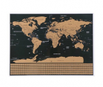 Kraapimiskaart maailma TravelTrack, 82x59cm