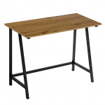 Kirjutuslaud, begryf VB4A, 100x50x75, must konstruktsioon, leppa