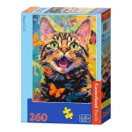 Pusle Castorland Happy Cat, 260 tk