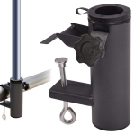 R&otilde;du vihmavarju hoidja r&otilde;du balustraadile terrassi metallist r&otilde;dupiirdele