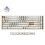 Juhtmevaba m&auml;nguklaviatuur Keychron K4 HE Special Edition Wireless K4H-Q1 Gateron Double-Rail Magnetic Nebula, Inglise (US), valge v., Keychron K4 HE Wireless (K4H-Q1) - US Layout - Hot-Swappable Gateron Magnetic Nebula - White (Balta) Magnetinė Bela ...