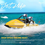 Wltoys wl917 rc paat 2.4ghz kaugjuhtimispuldiga paadid rc jet paat 16km/h rc paadi m&auml;nguasi kingitus lastele t&auml;iskasvanutele poistele hoiukoti pakett