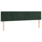 voodipeatsid 2 tk, tumeroheline, 90x5x78/88 cm, samet CFE3171046