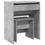 tualettlaud taburetiga, betoonhall, 60x40x113,5 cm CFE8767852