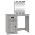 tualettlaud LED-iga, hall Sonoma tamm, 90x50x132,5cm, tehispuit CFE9059756