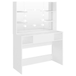 meigilaud LED-tuledega, 100x40x135 cm, valge CFE4559771