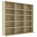 CD-kapp, Sonoma tamm, 100 x 23 x 89,5 cm, tehispuit CFE921276