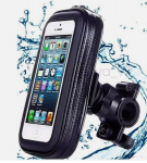 &Otilde;nnelikud inimesed telefonihoidja jalgratta- v&otilde;i mootorratta veekindla jalgrattaga, mootorratta telefonihoidja 4.8 '' -5,4 '', must