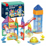 Valgusega magnetiliste klotside komplekt Click4Toys