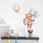 Laste seinakleebised Kaisukaru &otilde;hupallidega