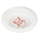 CANPOL Lapse plastikust kauss 270ml CUTE ANIMALS roosa