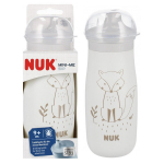 NUK Tilkuvaba tass Mini-Me 300ml 9m+ roostevaba teras hall