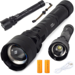 Bailongi taktikaline tugev LED-taskulamp XHP50 Zoom USB