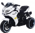 Kolmerattaline laste elektrimootorratas "Speed ​​​​1200GS", valge