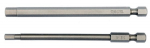 HEX kuuskantpeaga otsikud 1/4&Prime; avaga, 2 tk: K4x100mm; K6x100mm