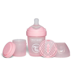 Pudel Twistshake antikolik Pro Double 79008, 180 ml, roosa