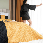 Dekoratiivne pleed, Markizeta, 220x240 cm, kollane