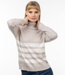 Maglia naiste kampsun 822371 01, helehall/valge