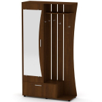 Esikukapp Julija 110x202.6x40 cm P&auml;hkel